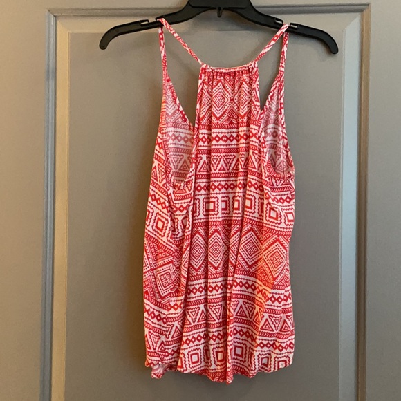 Red and White Aztec Tank - Picture 2 of 4